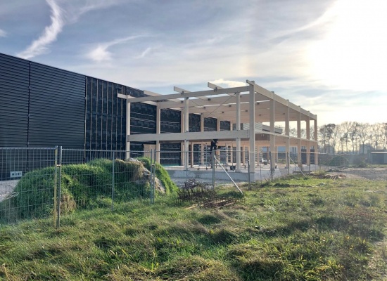 Houten balken met een derde leven